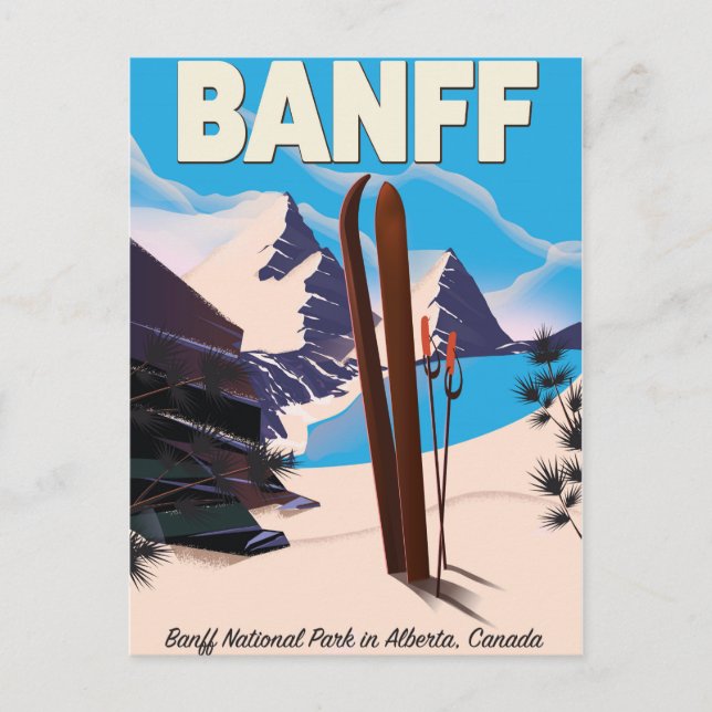 Carte Postale Parc national de Banff en Alberta, Canada. (Devant)
