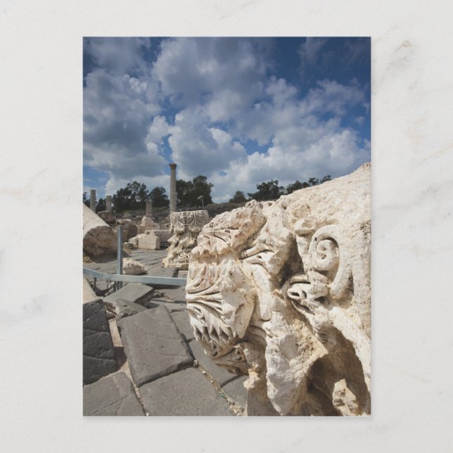 Carte Postale Parc national de Beit She-An, ruines de l'époque r (Devant)