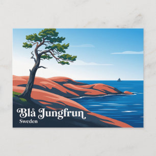 Carte Postale Parc national de Blå Jungfrun en Suède