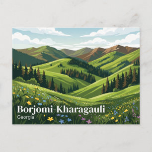 Carte Postale Parc national de Borjomi-Kharagauli Géorgie
