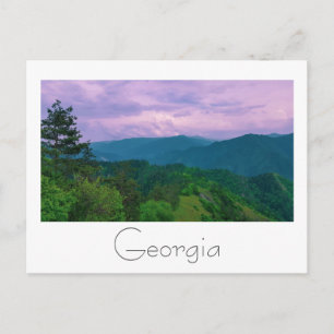 Carte Postale Parc national de Borjomi-Kharagauli Géorgie Caucus
