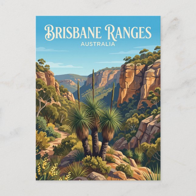 Carte Postale Parc national de Brisbane Ranges Australie (Devant)