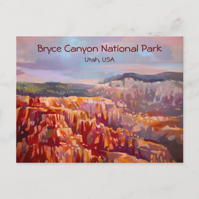 Carte Postale Parc national de Bryce Canyon, Utah (Devant)