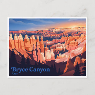 Carte Postale Parc national de Bryce Canyon Utah