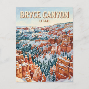 Carte Postale Parc national de Bryce Canyon Utah