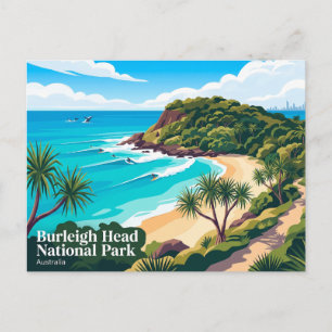 Carte Postale Parc national de Burleigh Head Australie