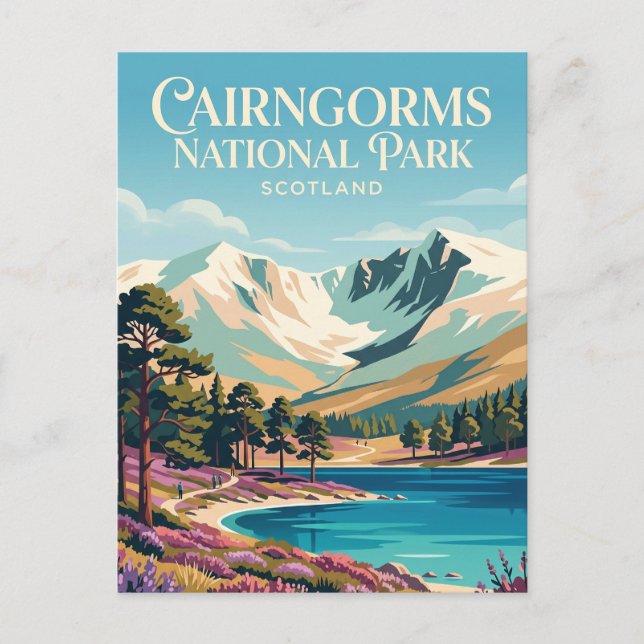 Carte Postale Parc national de Cairngorms Écosse (Devant)