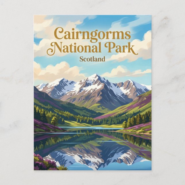 Carte Postale Parc national de Cairngorms Écosse (Devant)