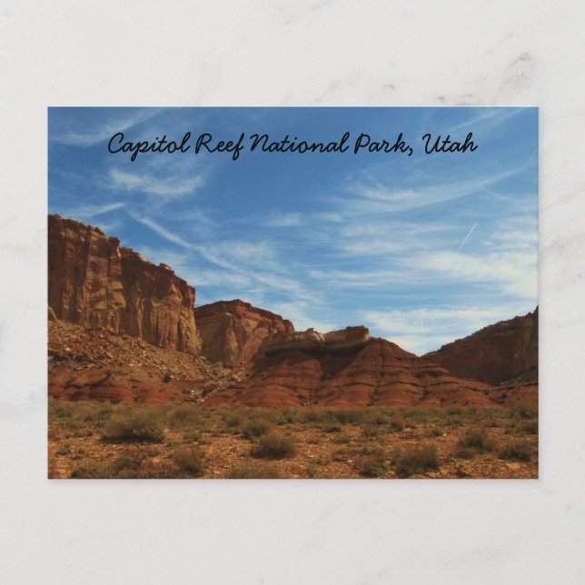 Carte Postale Parc national de Capitol Reef Utah (Devant)