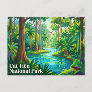 Carte Postale Parc national de Cát Tiên Viêt Nam