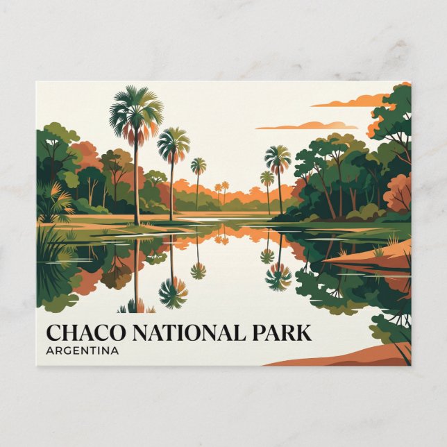 Carte Postale Parc national de Chaco Argentine (Devant)