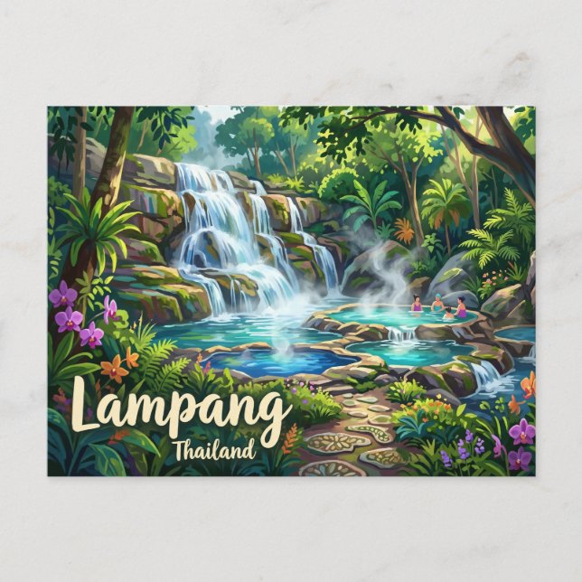 Carte Postale Parc national de Chae Son Thaïlande (Devant)