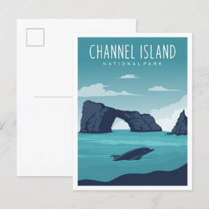 Carte Postale Parc national de Channel Island en Californie