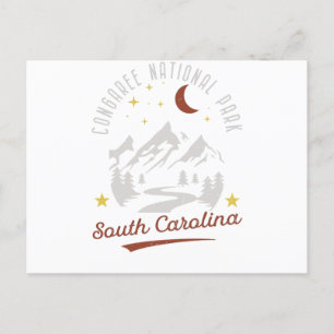 Carte Postale Parc national de Congaree vintage Sud Caroline du