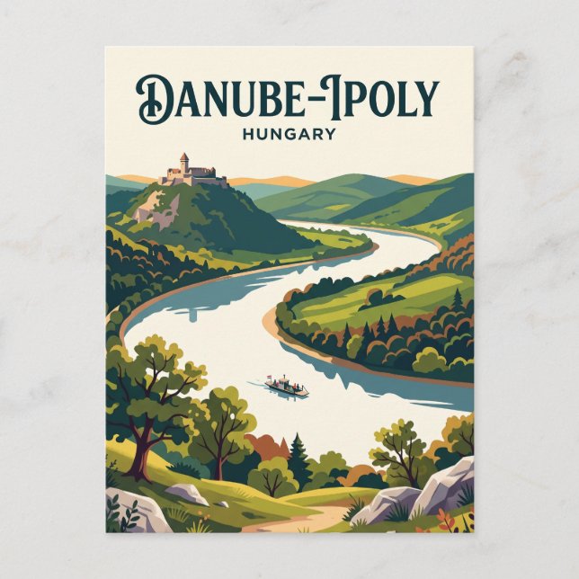 Carte Postale Parc national de Danube-Ipoly Hongrie (Devant)
