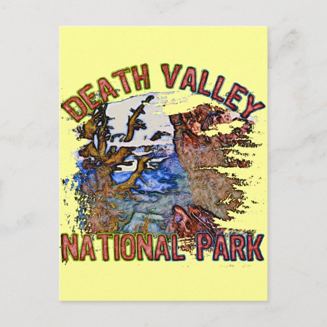 Carte Postale Parc national de Death Valley (Devant)
