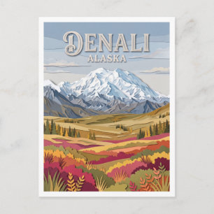 Carte Postale Parc national de Denali Alaska