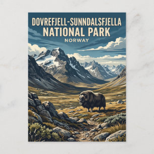 Carte Postale Parc national de Dovrefjell-Sunndalsfjella Norvège