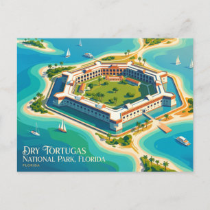 Carte Postale Parc national de Dry Tortugas, Floride, États-Unis