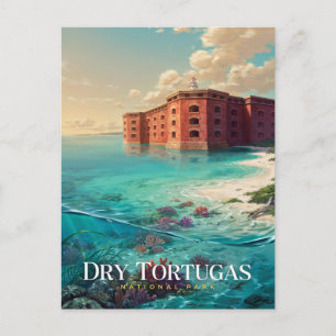 Carte Postale Parc national de Dry Tortugas Fort Jefferson