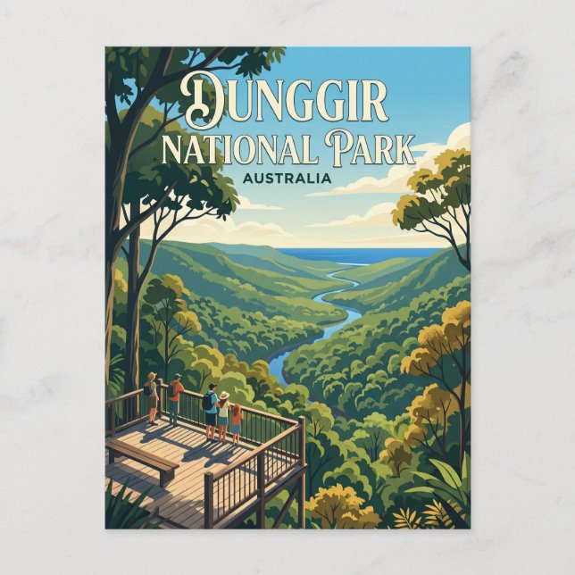 Carte Postale Parc national de Dunggir Australie (Devant)