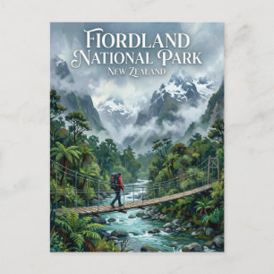 Carte Postale Parc national de Fiordland Nouvelle-Zélande