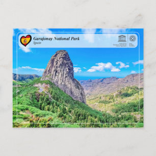 Carte Postale Parc national de Garajonay UNESCO