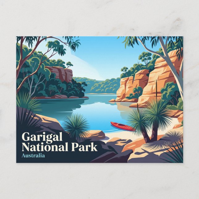 Carte Postale Parc national de Garigal Australie (Devant)