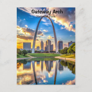 Carte Postale Parc national de Gateway Arch Missouri