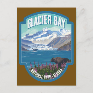 Carte Postale Parc national de Glacier Bay