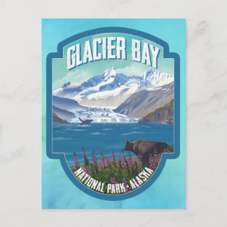 Carte Postale Parc national de Glacier Bay