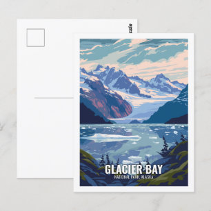 Carte Postale Parc national de Glacier Bay Alaska USA