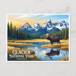 Carte Postale Parc national de Glacier Whitefish Montana