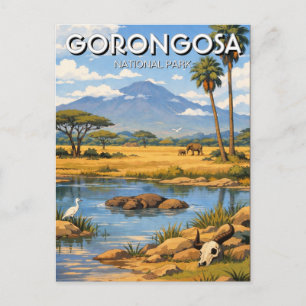 Carte Postale Parc national de Gorongosa Voyage au Mozambique