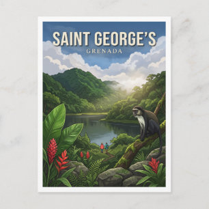 Carte Postale Parc national de Grand Etang Saint George's Grenad
