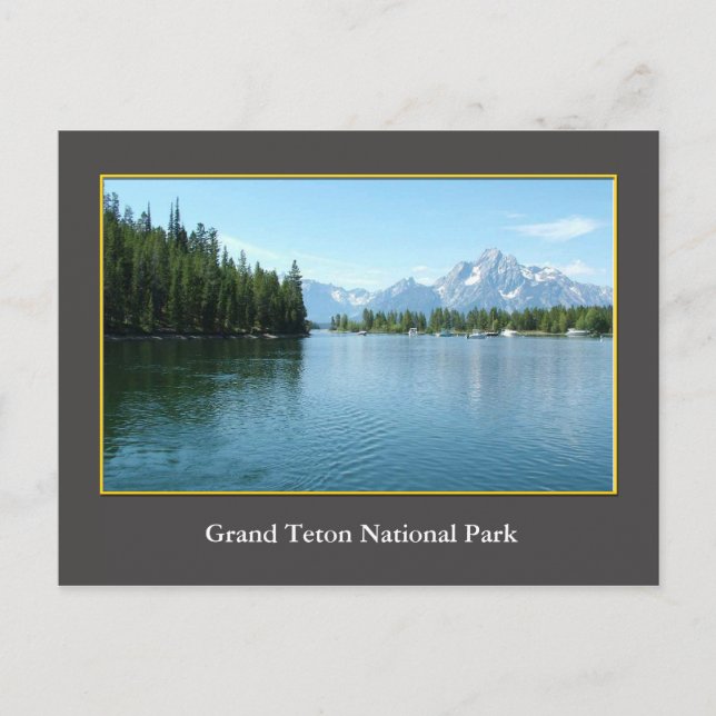 Carte Postale Parc national de Grand Teton (Devant)
