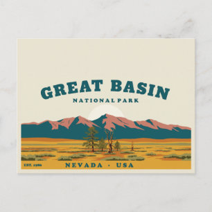 Carte Postale Parc national de Great Basin Nevada créé en 1986