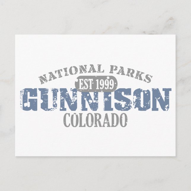 Carte Postale Parc national de Gunnison (Devant)