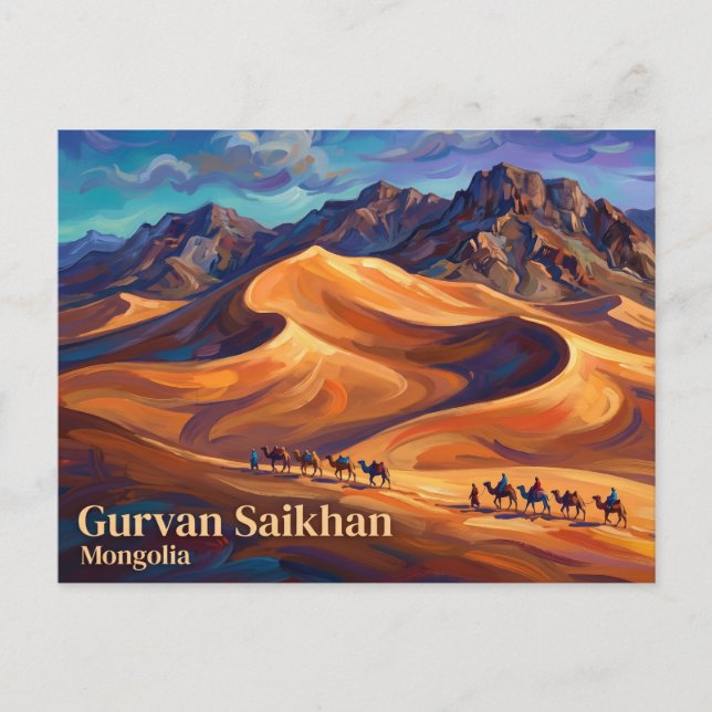 Carte Postale Parc national de Gurvan Saikhan Mongolie (Devant)