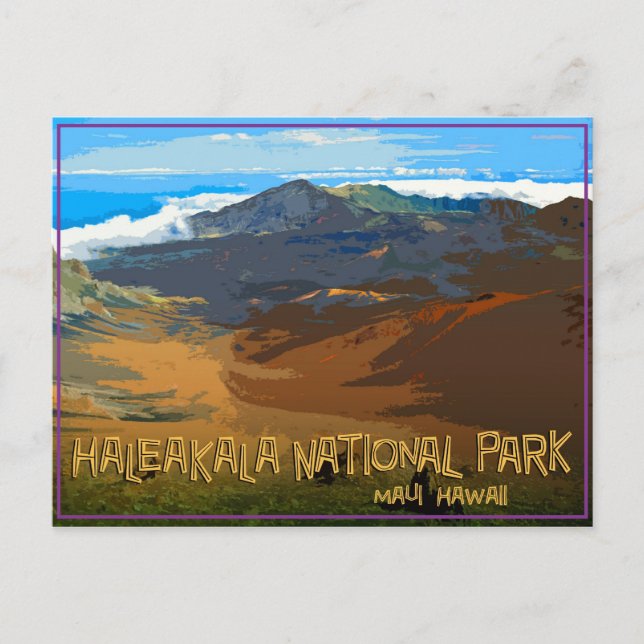 Carte Postale Parc national de Haleakala, Maui Hawaii (Devant)