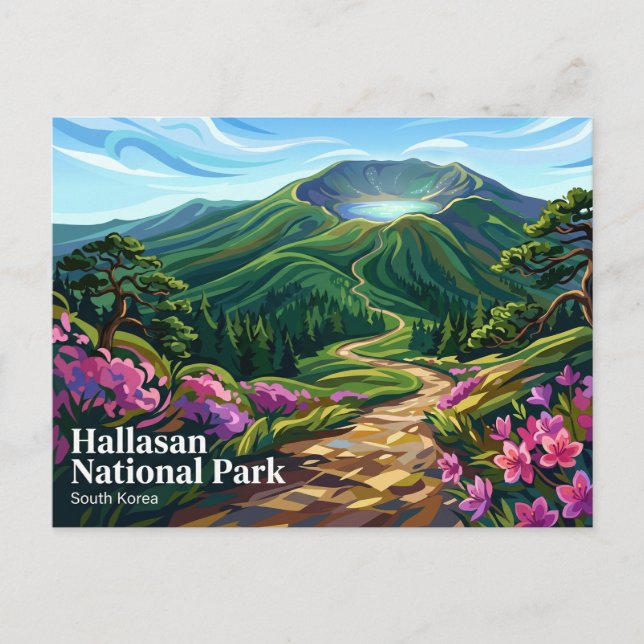 Carte Postale Parc national de Hallasan Corée du Sud (Devant)