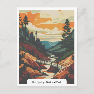 Carte Postale Parc national de Hot Springs, Arkansas, États-Unis