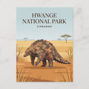 Carte Postale Parc national de Hwange Zimbabwe