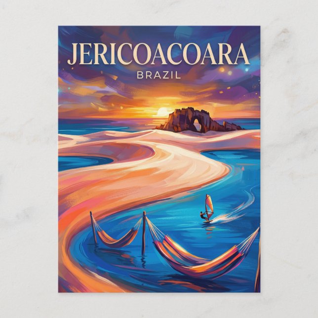 Carte Postale Parc national de Jericoacoara Brésil (Devant)