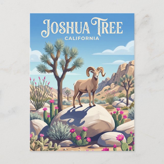 Carte Postale Parc national de Joshua Tree États-Unis (Devant)