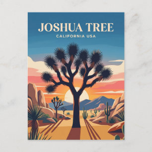 Carte Postale Parc national de Joshua Tree USA