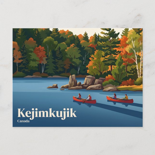 Carte Postale Parc national de Kejimkujik Canada (Devant)