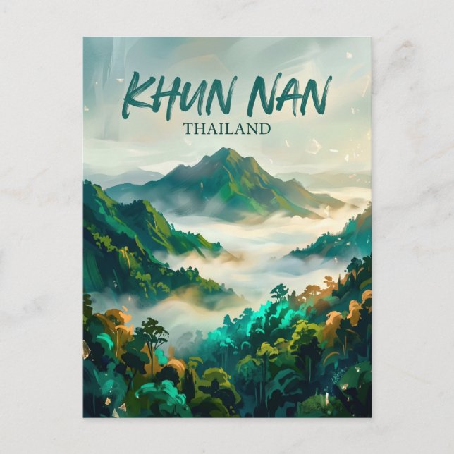 Carte Postale Parc national de Khun Nan Thaïlande (Devant)