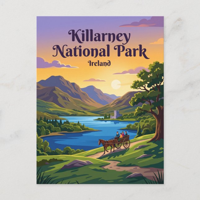 Carte Postale Parc national de Killarney Irlande (Devant)