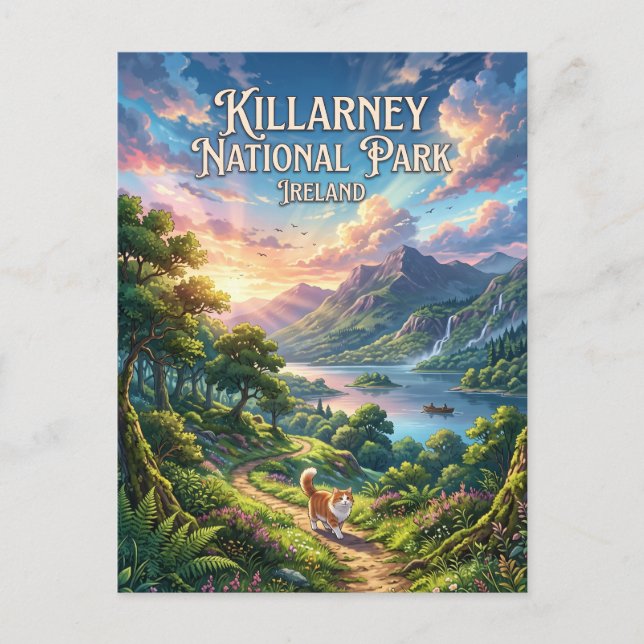 Carte Postale Parc national de Killarney Irlande (Devant)